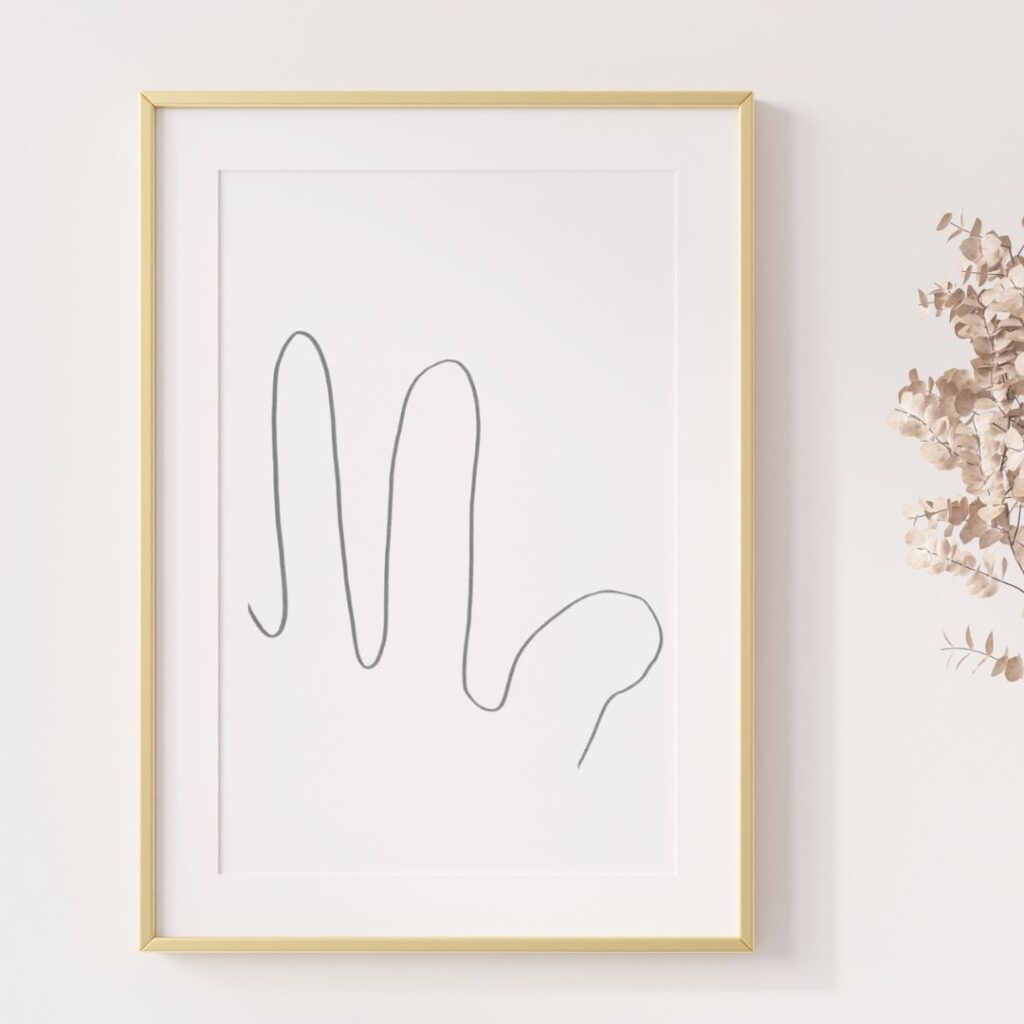 Det er en halv blindtegning