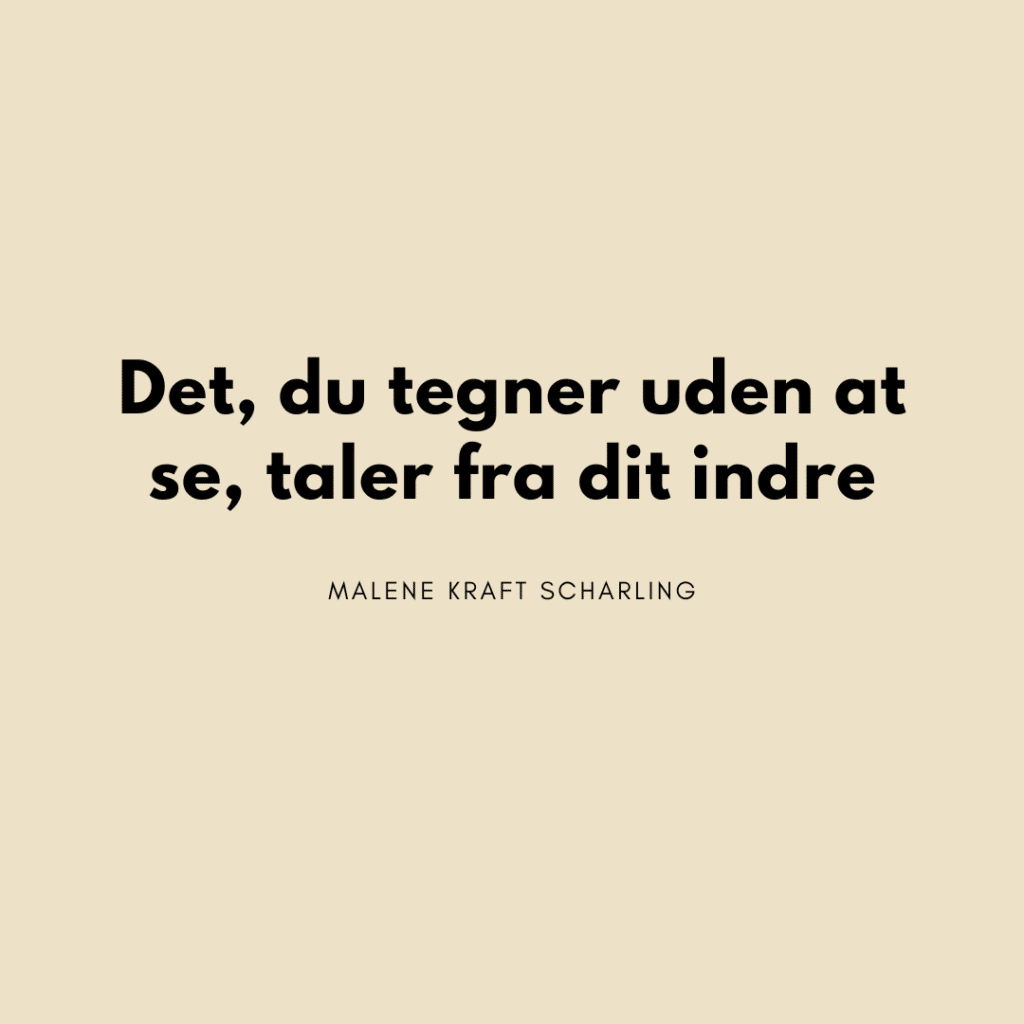 Tegn uden at se ned